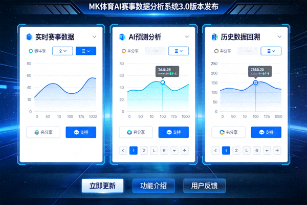 MK体育AI赛事数据分析系统3.0版本发布界面截图
